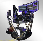 La simulazione del parco guida Vr che corre il simulatore, l'automobile Motionvr che guida il simulatore