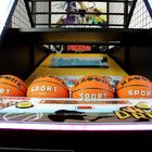 Macchina di videogioco arcade elettronica di pallacanestro di divertimento dell'interno a gettoni