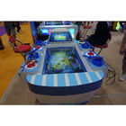 1 ~ macchina della galleria dei bambini di 4 persone con la Tabella del gioco del pesce dello spingitoio della moneta che gioca
