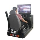 Simulatore movente pieno del singolo videogioco di guida dello schermo, simulatore di azionamento di veicolo