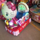 Il divertimento delle macchine/bambini di giro del Kiddie di forma del gatto di Hello Kitty guida